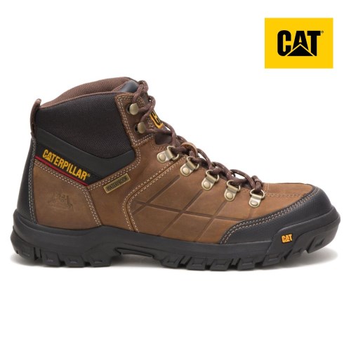 Caterpillar Threshold Waterproof Miesten Turvakengät Ruskea (RVPAN)